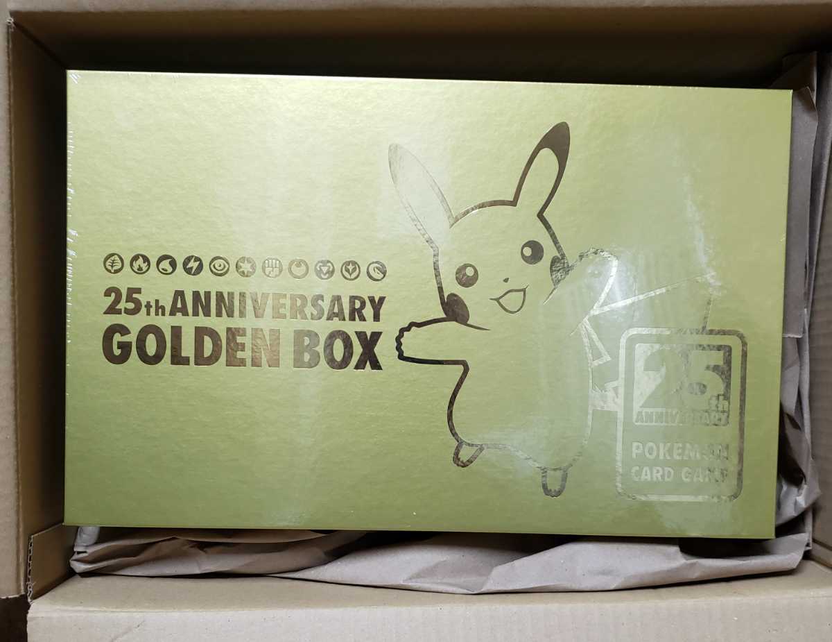 人気沸騰ブラドン 25th ポケモンカードゲーム ポケモンカード25周年 BOX ゴールデンボックス GOLDEN GOLDEN ANNIVERSARY tribratanews BOX 未