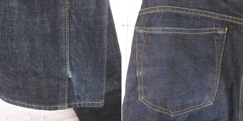 LYP14777 REAL McCOY'S リアルマッコイズ ヘアオンハイド デニムパンツ ジーンズ W29_画像10