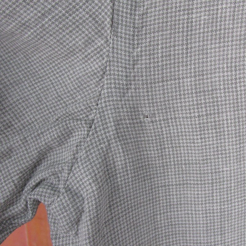 LPS7051 RING JACKET Napoli кольцо ja Kett na поли linen Скрытый кнопка down рубашка серый серия 