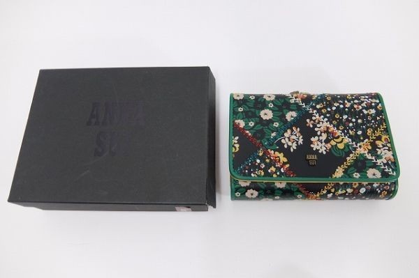 未使用 新品 ANNA SUI アナスイ ウォレット 「サリー」外口金二つ折り