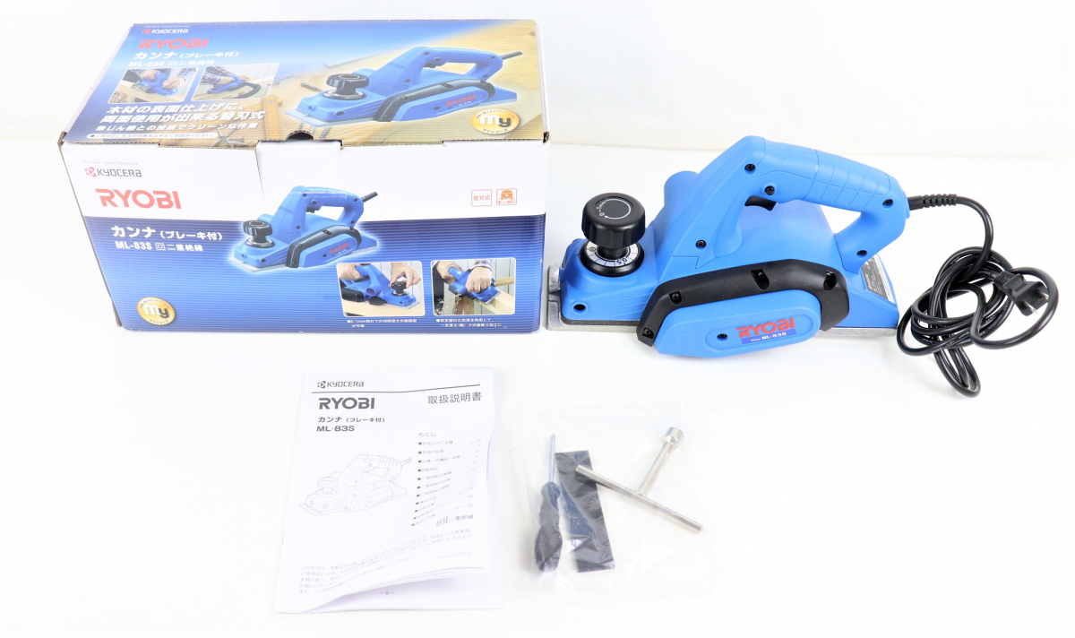 通電OK KYOCERA RYOBI ML-83S 京セラ リョービ カンナ 箱 説明書付 電動工具 005JNOL82(電動かんな)|売買されたオークション情報、yahooの商品情報をアーカイブ公開 - オークファン(aucfan.com) 通電OK KYOCERA RYOBI ML-83S 京セラ リョービ カンナ 箱 説明書付 電動工具 005JNOL82(電動かんな)|売買されたオークション情報、yahooの商品情報をアーカイブ公開 - オークファン(aucfan.com)