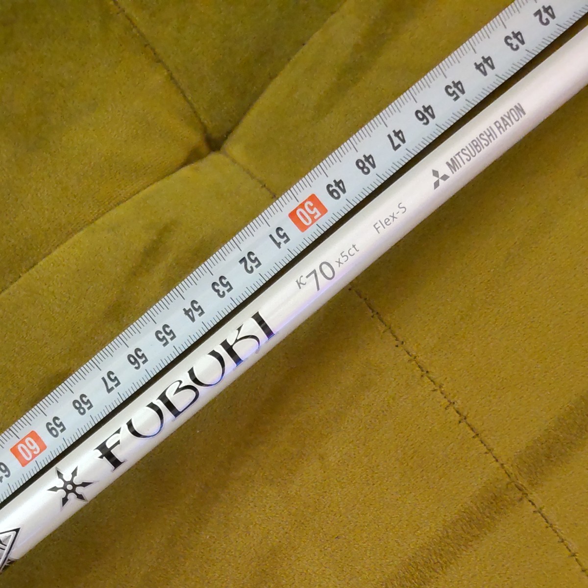 三菱レイヨン FUBUKI K70 x5ct S  テーラーメイドスリーブ付(初期8鉤爪) 113.65cm