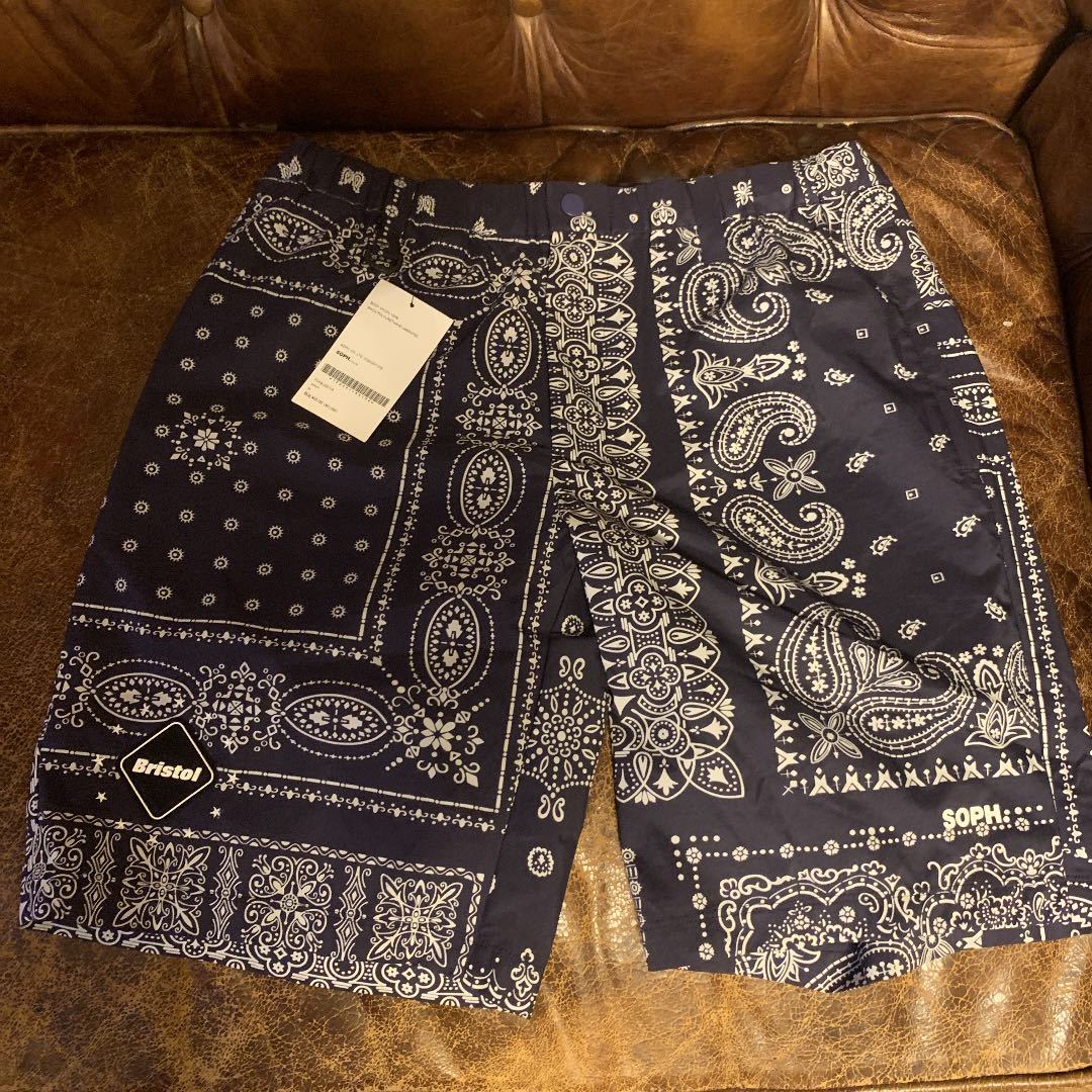 F.C.Real Bristol BANDANA JACKET SHORTS 上下セット ネイビー