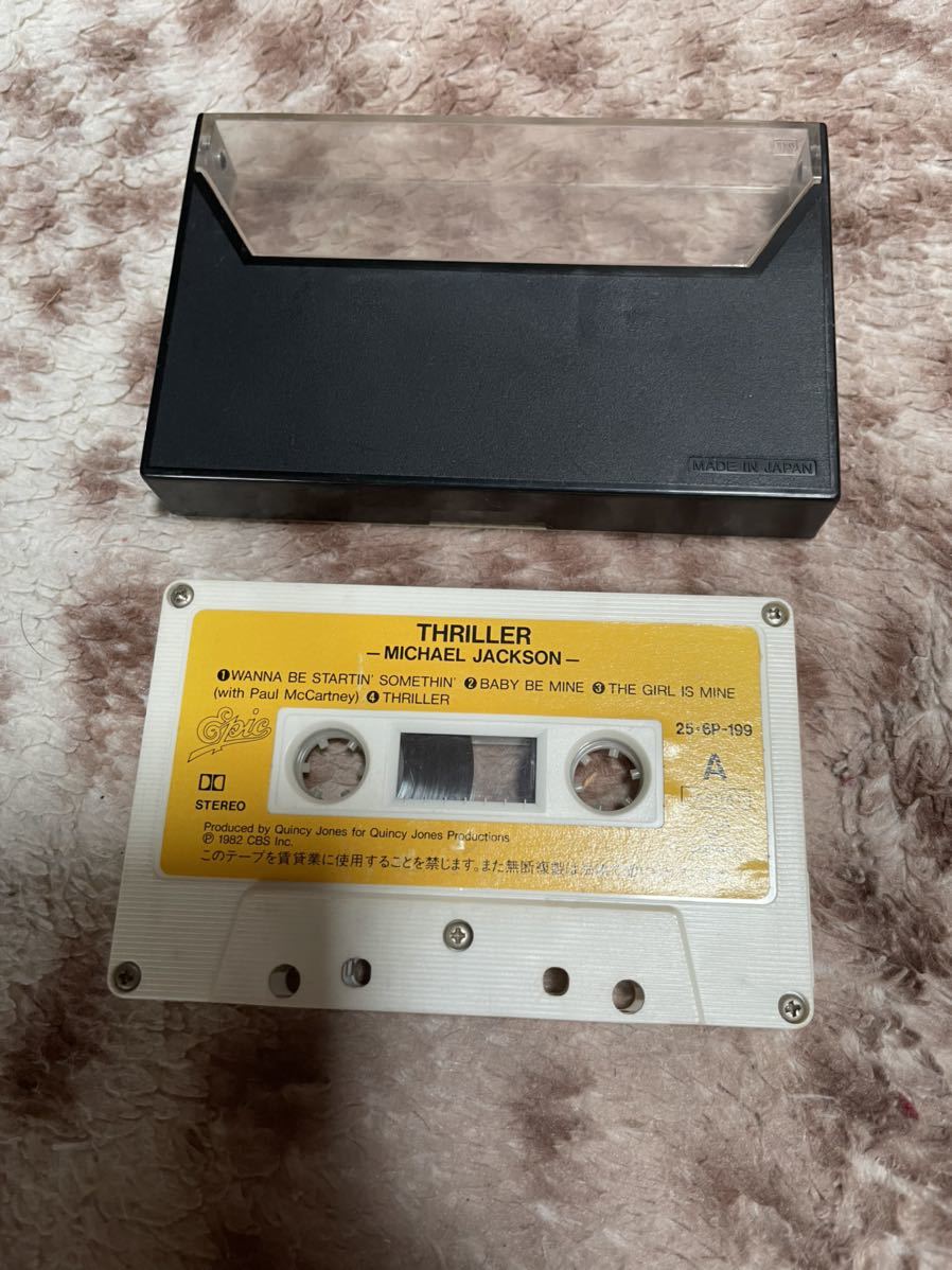 THRILLER スリラー マイケルジャクソン カセットテープ 当時物 稀少品の画像1