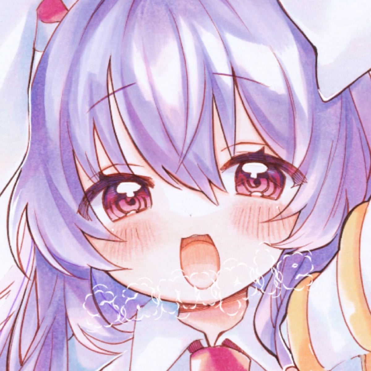 東方Project ◇ 鈴仙・優曇華院・イナバ ◇ 手描きイラスト コピック 売り出し価格 手描きイラスト ゆう様⭐︎ キャラクターグッズ