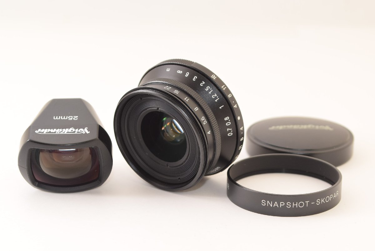 ☆極上品☆ Voigtlander フォクトレンダー SNAPSHOT-SKOPAR 25mm F4 MC