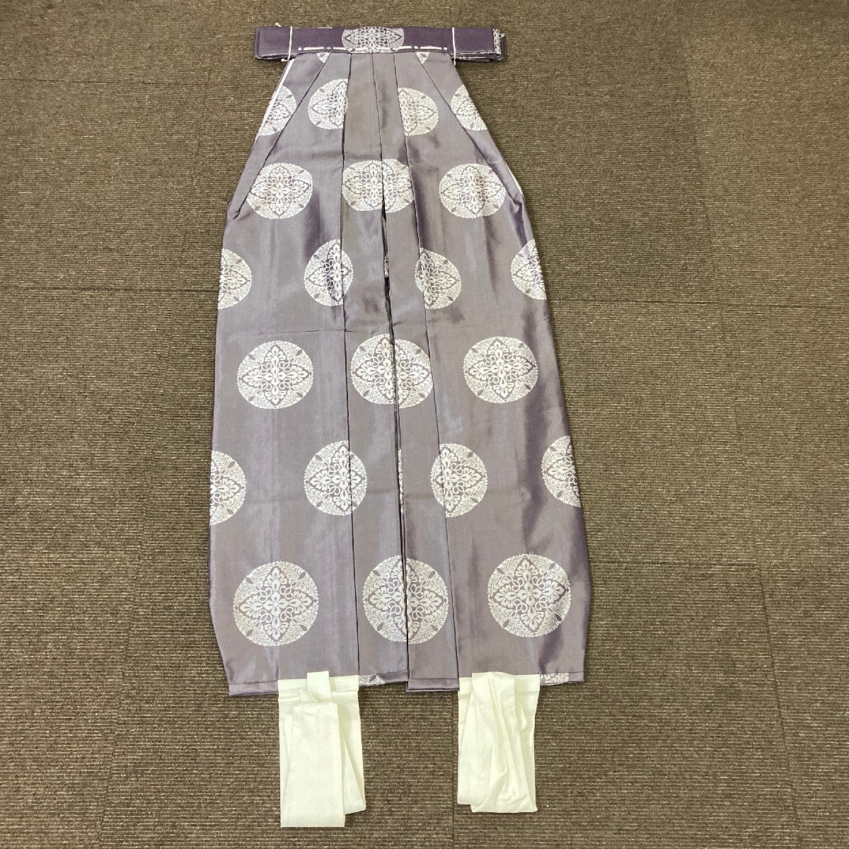 m002 F3【12 神社引受品 京都 有本装束店 グレー系 袴 神職 神主 宮司