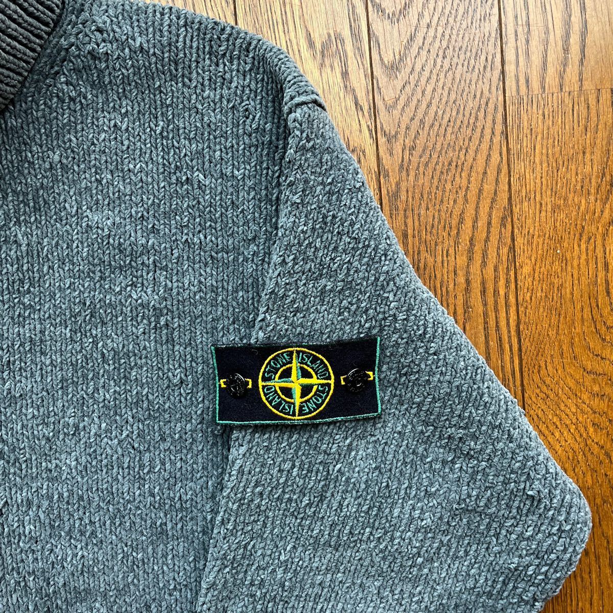 1996AW VINTAGE STONE ISLAND BAUMWOLLE KNIT SWEATER XL ストーンアイランド ニット セーター 80s 90s 00s アーカイブ マッシモオスティ