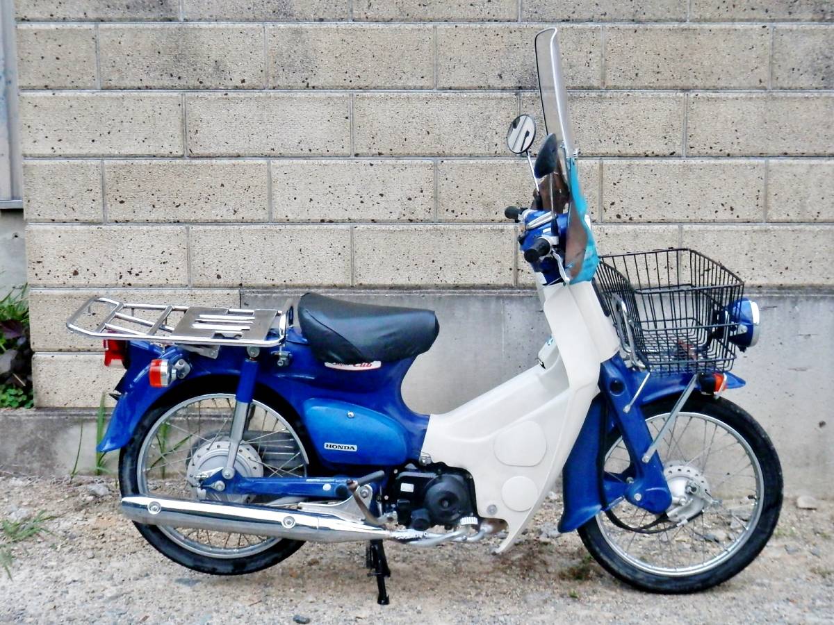 ホンダ プレスカブ50 AA01 走行29926㎞ バスケット&風防付
