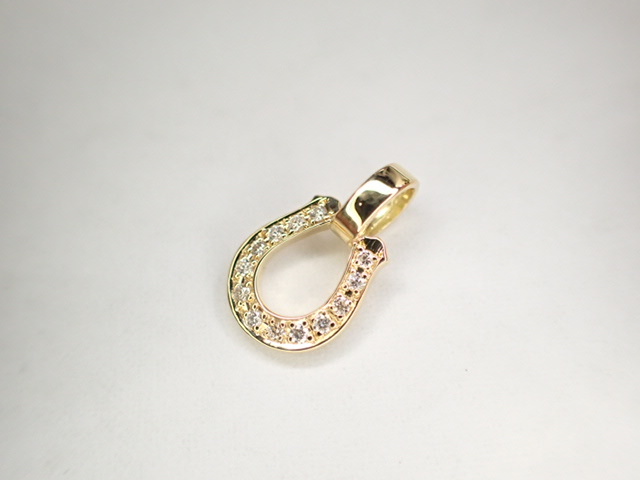 美品 シンパシーオブソウル K18 ダイヤ計0.05ct ホースシュー