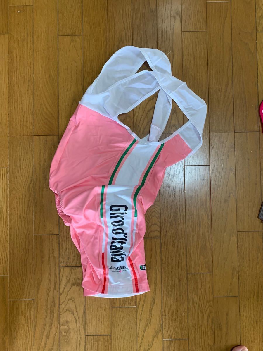 サイクルジャージ上下セット)サイクルジャージ ジロデイタリア サンティーニ ジャージ|PayPayフリマ Santiniサイクルジャージ Giro ジロデイタリア 上下セット 美品