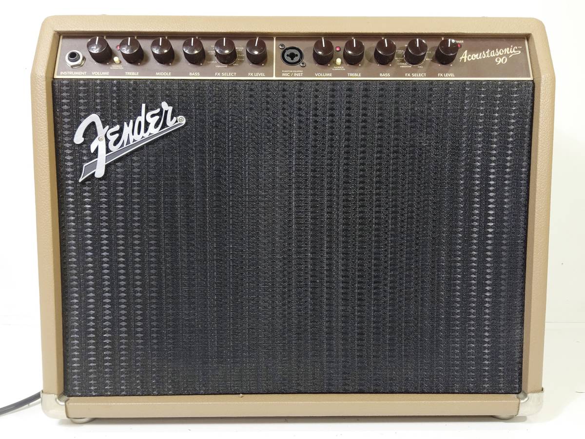 Fender フェンダー Acoustasonic-90 アコースティックギター用 アンプ　ジャンク_画像2