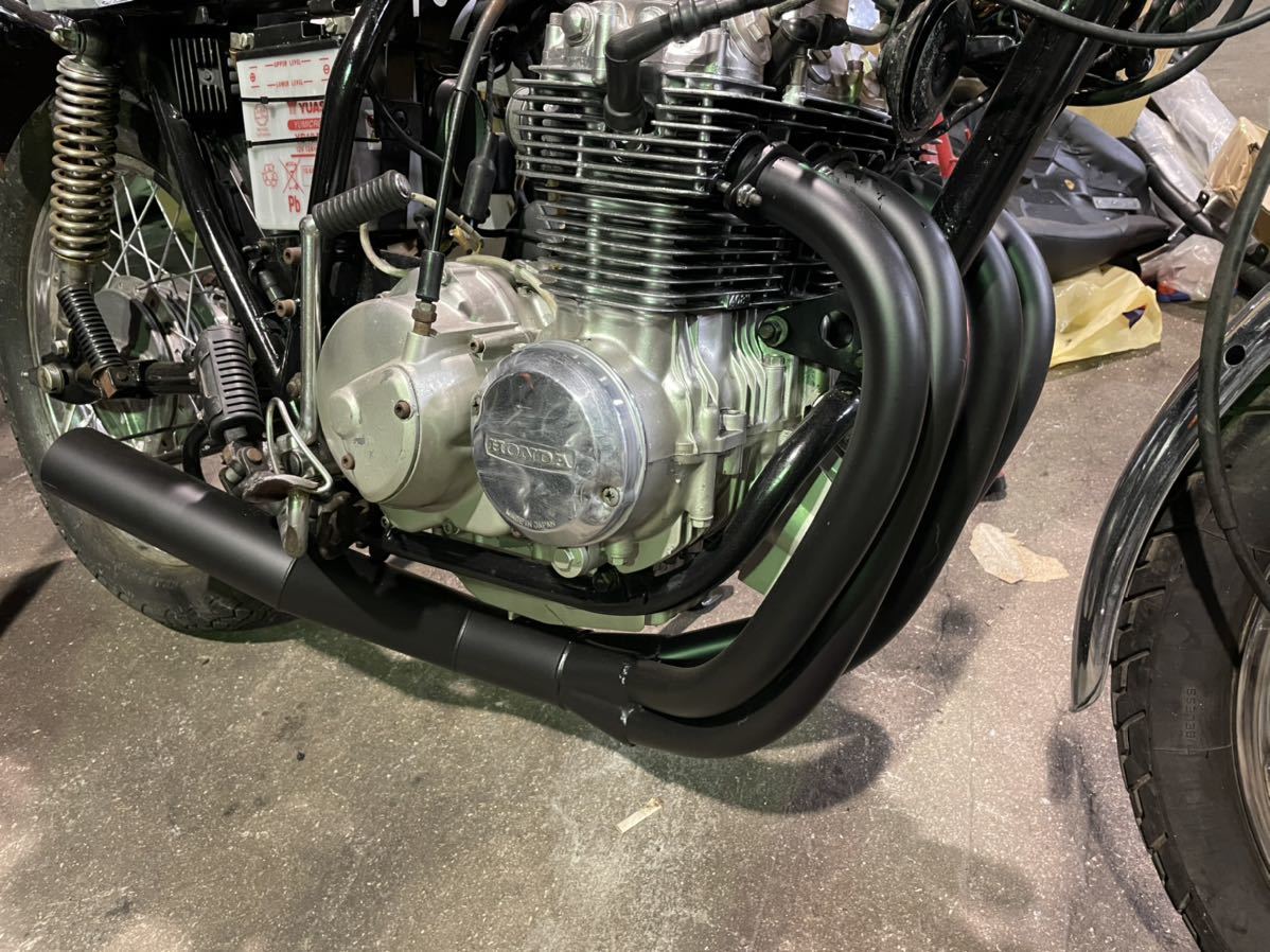 旧 CB400F ヨンフォア 新品 ショート管 集合マフラー 398 408 | www