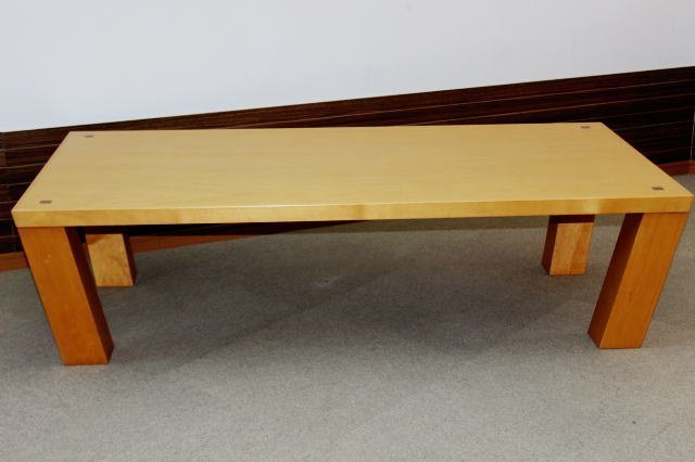 ☆Tendo/天童木工　高級座卓　ローテーブル　150cm×75cm 座敷机/座卓テーブル　和家具★7631
