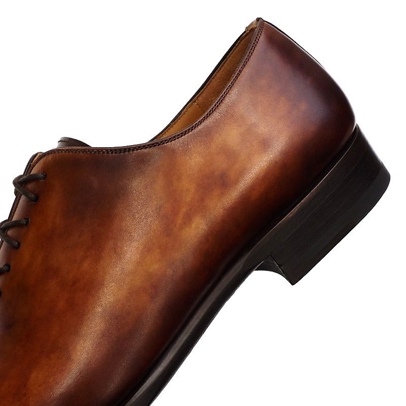 I03195 未使用品 MAGNANNI/ホールカット レザーシューズ 革靴 【サイズ