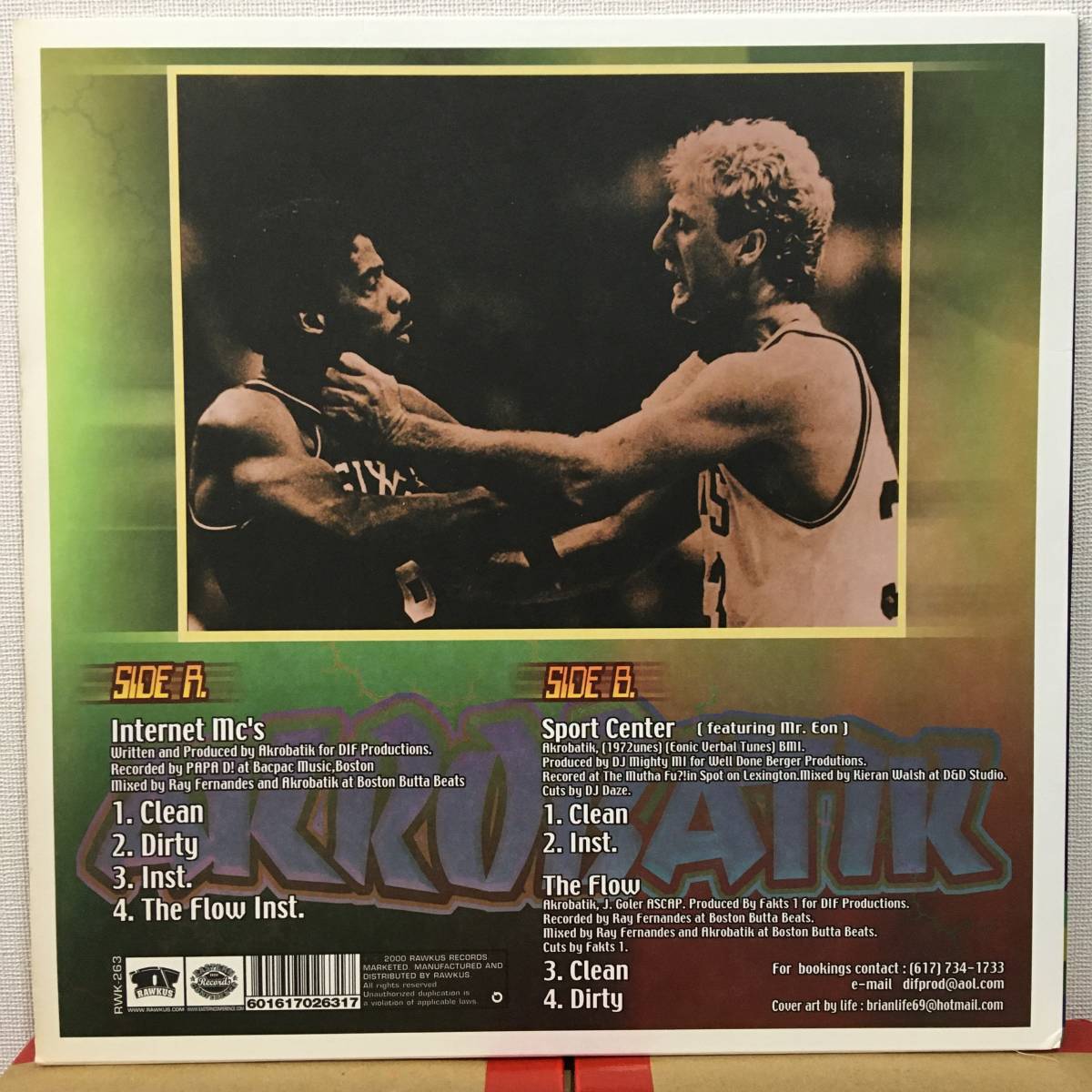 Akrobatik / Internet MC's - The Flow - Sport Center　[Rawkus Records - RWK-263, Eastern Conference Records - RWK-263]_画像2