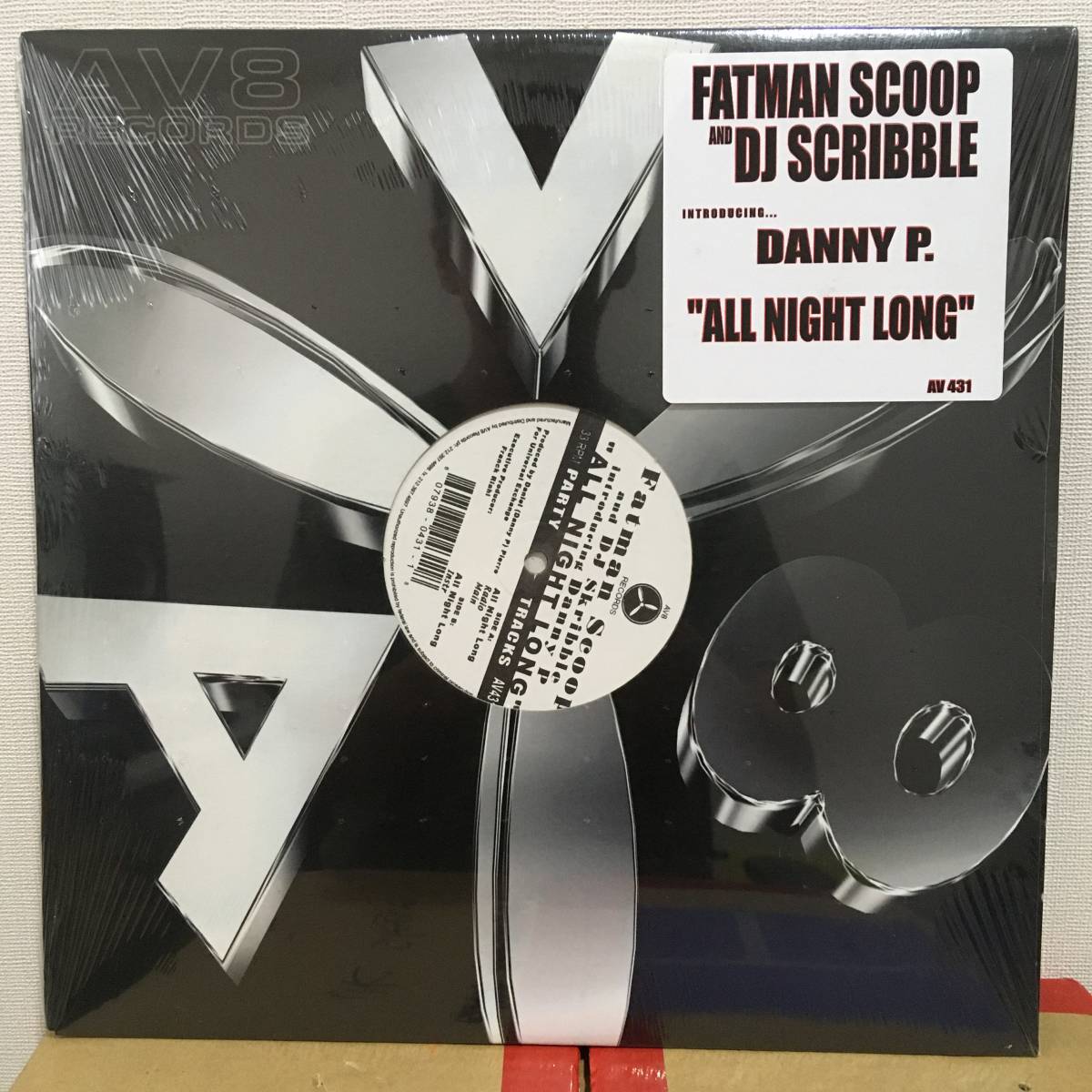 Fatman Scoop And DJ Skribble Introducing Danny P / All Night Long　[AV8 Records - AV431]_画像2