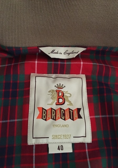 BARACUTA×BEAMS PLUS 別注 G9 クラシックモデル バラクータ G9 BARACUTA×BEAMS PLUS 別注 G9 クラシックモデル バラクータ G9