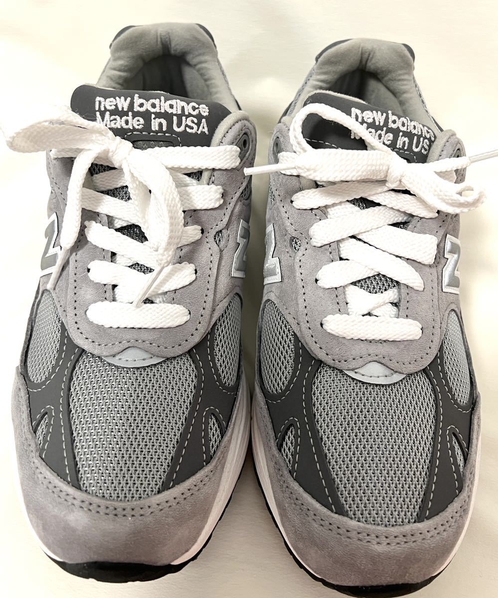 24.5 wr993 wr993gl ニューバランス グレー 灰色 993 newbalance 993 値引き交渉 USA製 New グレー 24.5cm WR993GL Balance スニーカー