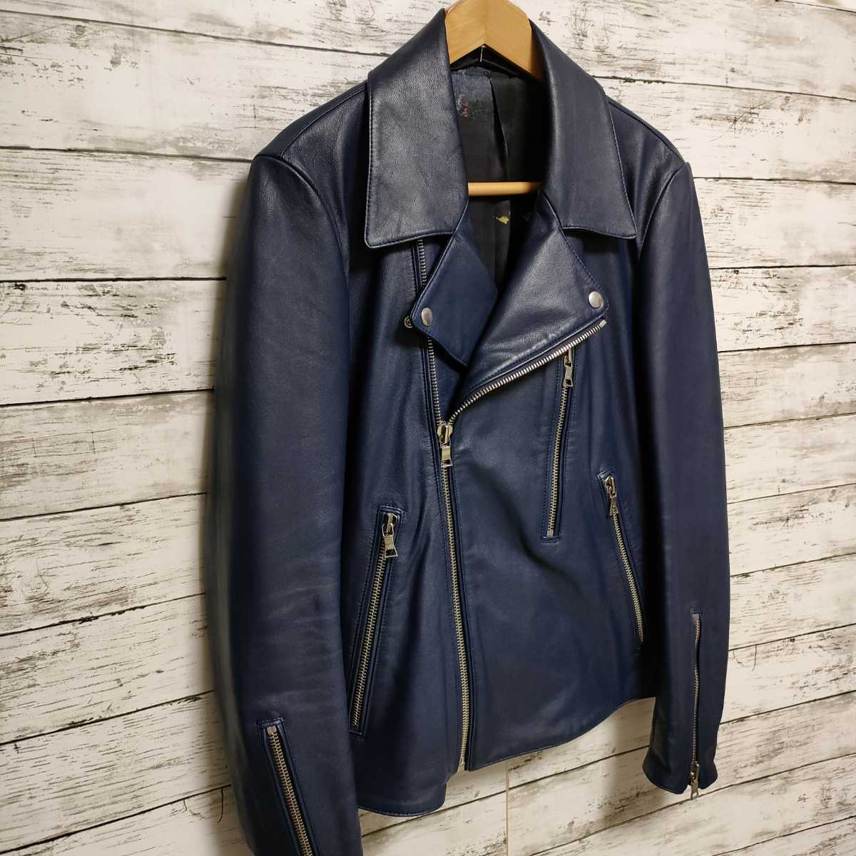 希少】PS paul smith ポールスミス ダブルライダース レザージャケット