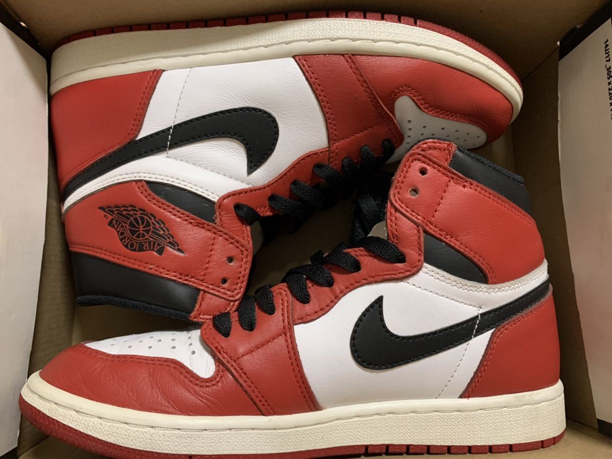 Nike Air Jordan 1 Retro High Chicago 2015 ナイキ エアジョーダン1 買う安い 26cm レーザーオレンジブラック 1 JORDAN AIR NIKE スニーカー