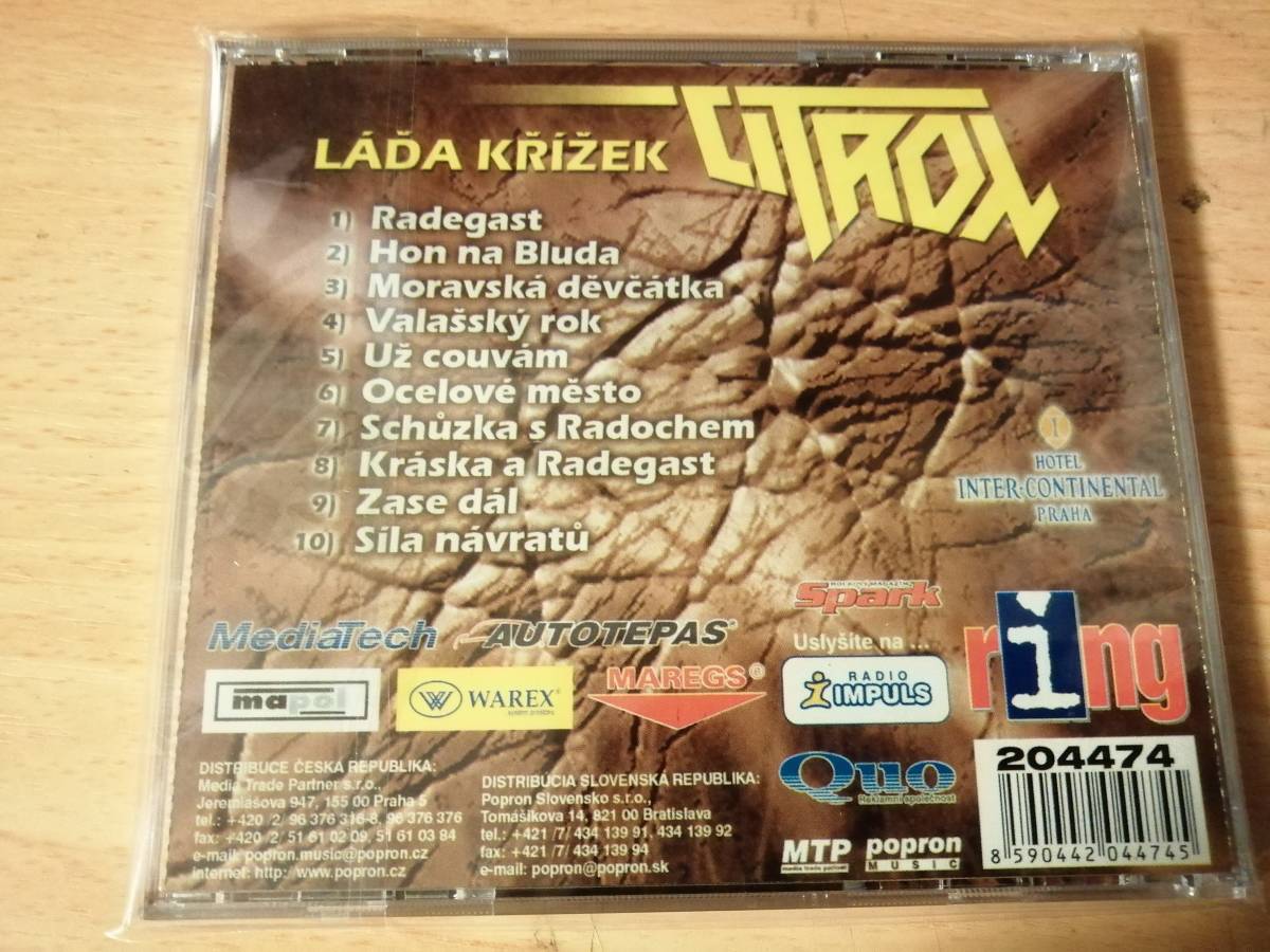 【東欧メタル】Kreyson 関連！LADISLAV KRIZEK & Citronの91年Sla Nvrat廃盤CD。_画像2