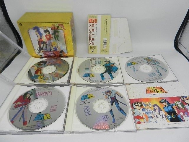 MC[V11-086][60 size ]V Saint Seiya memorial BOX/CD/BGM/TV anime soundtrack /* booklet . dirt have 