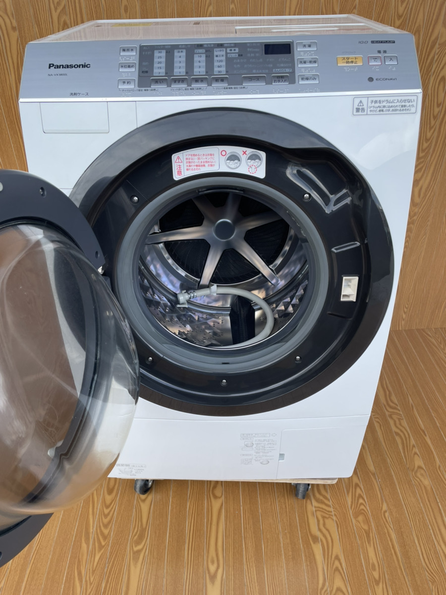 ☆動作OK☆パナソニック/Panasonic ドラム式洗濯乾燥機 NA-VX3800L 左