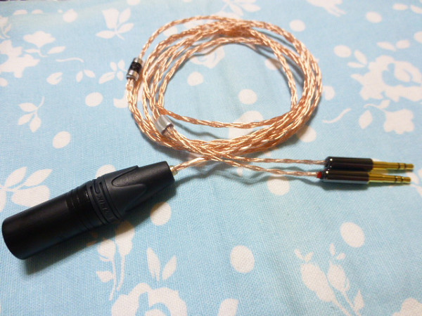 T1 2nd 3rd MDR-Z7 Z1R 102SSC 八芯 ブレイド編み 200cm 長め XLRコネクタ 4ピン ( 6.3mm XLR 3ピン 4.4mm5極 可) Amiron home HA WM90-B_画像1