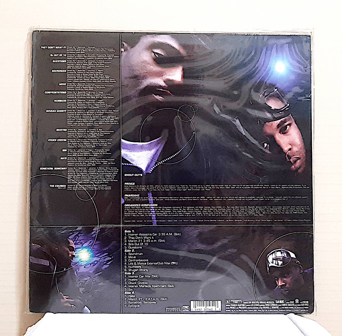 即決送料無料【USオリ盤2LPレコード】Organized Konfusion - The Equinox ('97年) /オーガナイズド・コンフュージョン ヒップホップ名盤_画像3