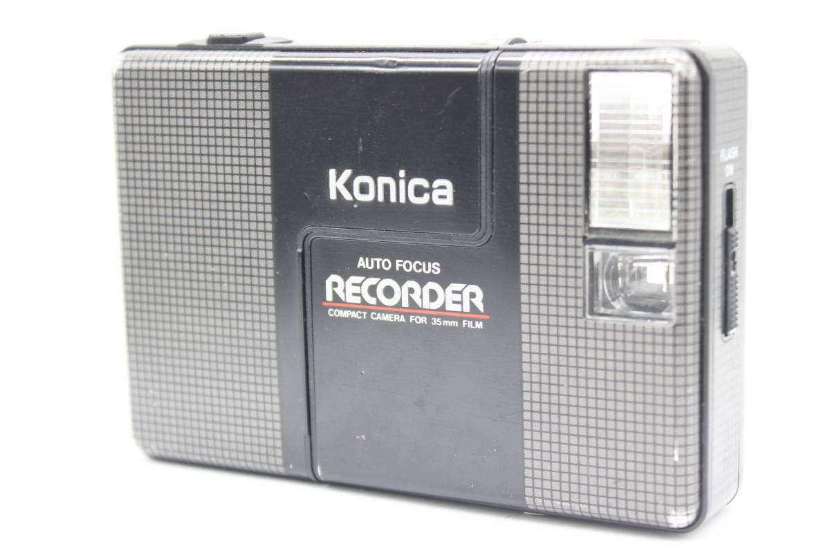 ★良品★ コニカ KONICA AUTO FOCUS RECORDER ブラック 24mm F4 コンパクトカメラ 7800_画像1