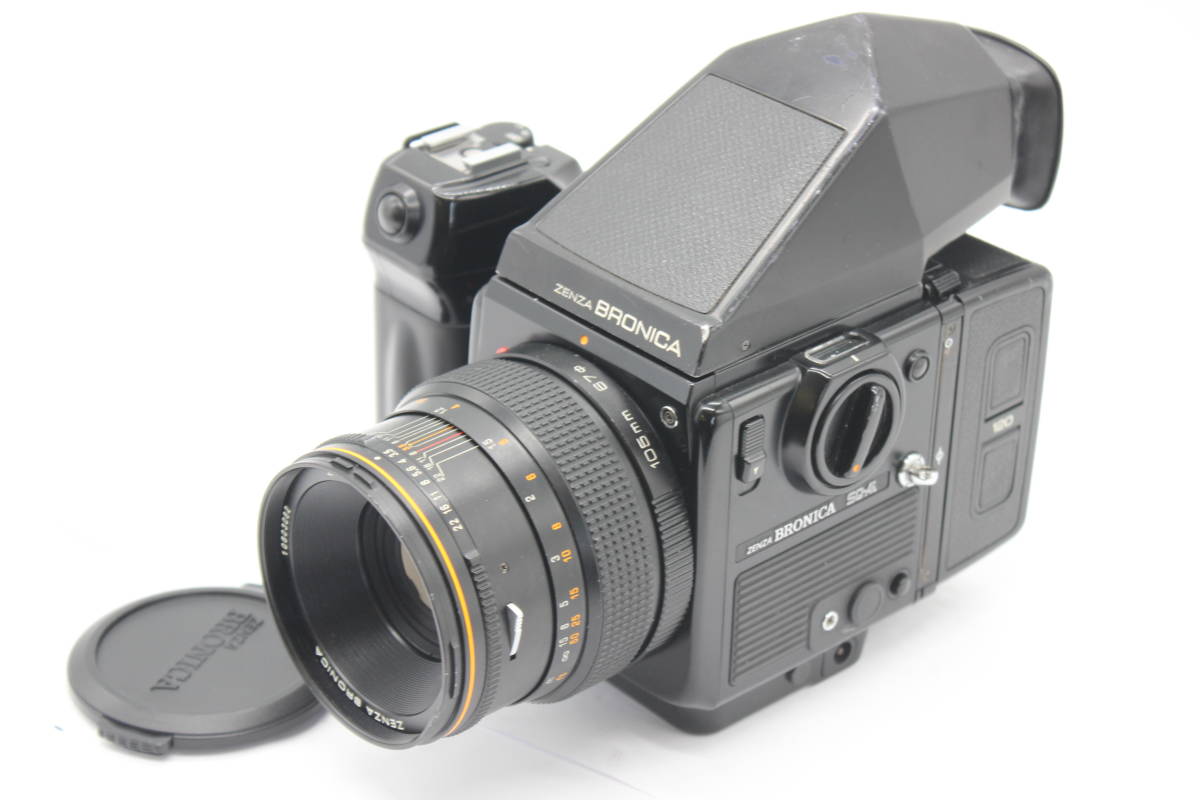 ★訳あり特価★ ゼンザブロニカ Zenza Bronica SQ-Ai Zenzanon-S 105mm F3.5 120フィルムバック セット 中判カメラ 7806