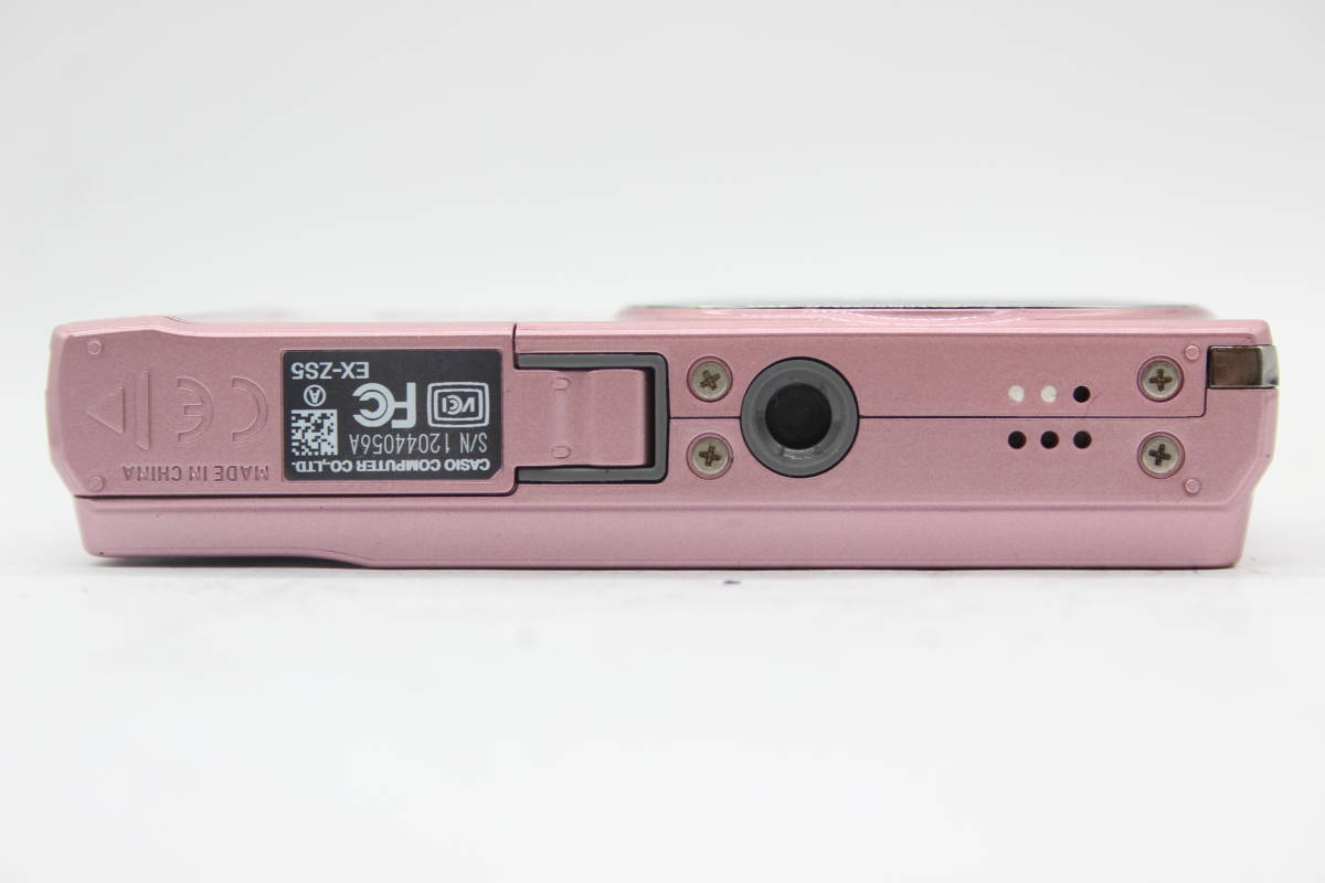 良品 カシオ Casio Exilim EX-ZS5 ピンク 26mm Wide Optical 5x バッテリー付き コンパクトデジタルカメラ  8314