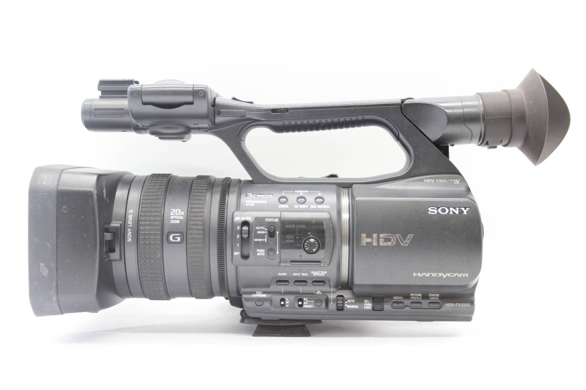 [ видеозапись подтверждено ] Sony Sony HANDYCAM HDR-FX1000 4.1-82mm F1.6 видео камера 8401