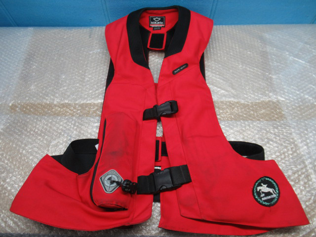 hit-air ヒットエアー 2XL-4XL 175-195cm エアバッグ レッド 乗馬用品
