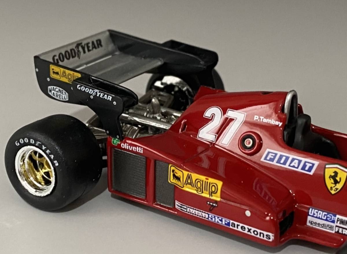 1/43 Ferrari 126 C2B 1983 Patrick Tambay #27 ◆ 4位 1983 FIA F1 World Championship ◆ フェラーリ - アシェット_画像9