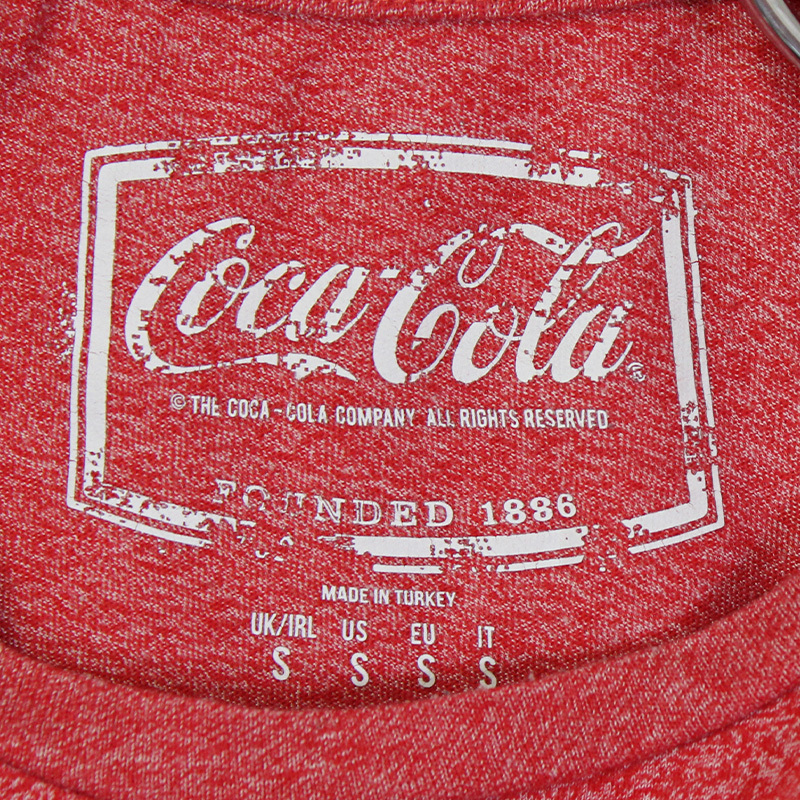 S / 古着 Tシャツ 半袖 Coca Cola コカコーラ プリント 杢カラー トップス SPO-2209030_画像5