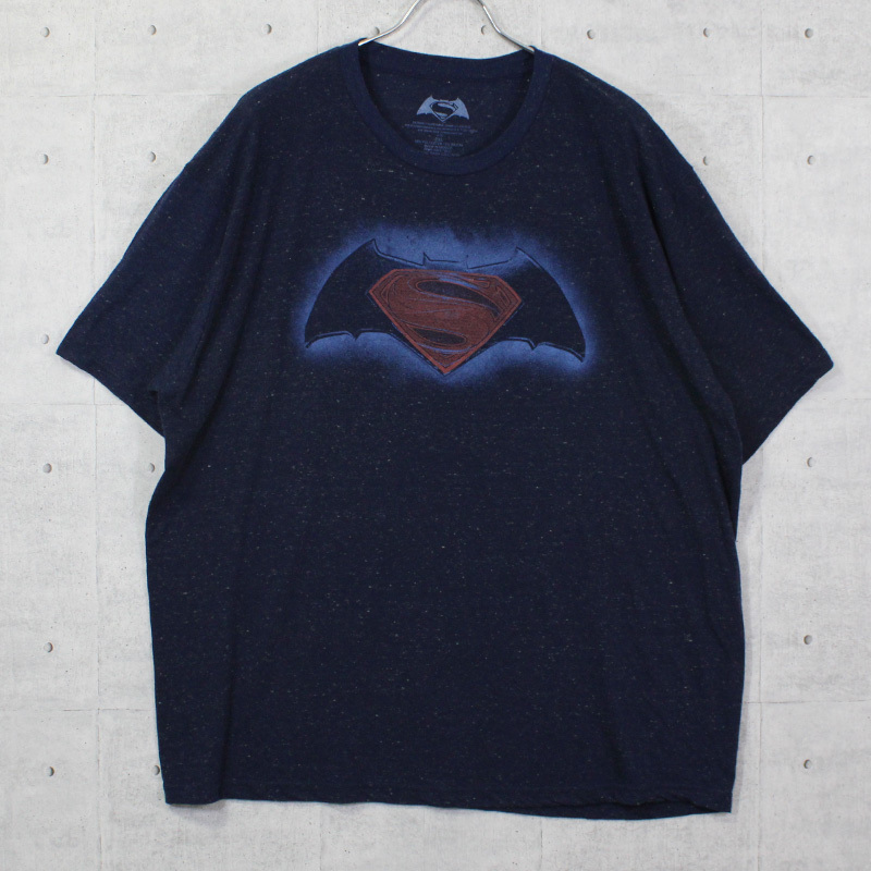 XXL【3XL相当】 / 古着 Tシャツ 半袖 バットマン vs スーパーマン 映画 ムービーTシャツ BATMAN vs SUPERMAN トップス SPO-2209082_画像1