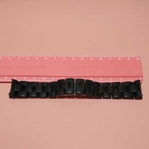 CHANEL J12 ラバー ベルト 黒 BK ラグ 取付 幅19mm バネ棒 1セット