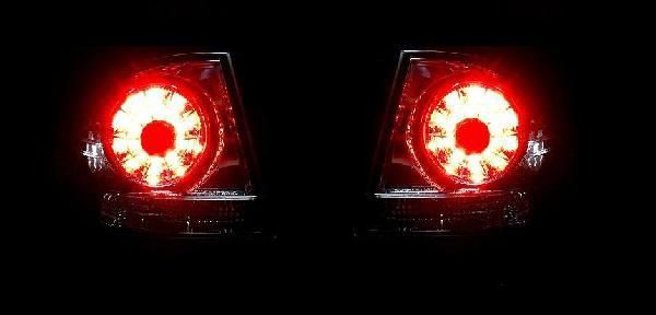 トヨタ アルテッツァ GXE / SXE 10系 LED JDMブラック テール ランプ スモーク ブラック 左右セット テールランプ 左右 送料無料_画像2