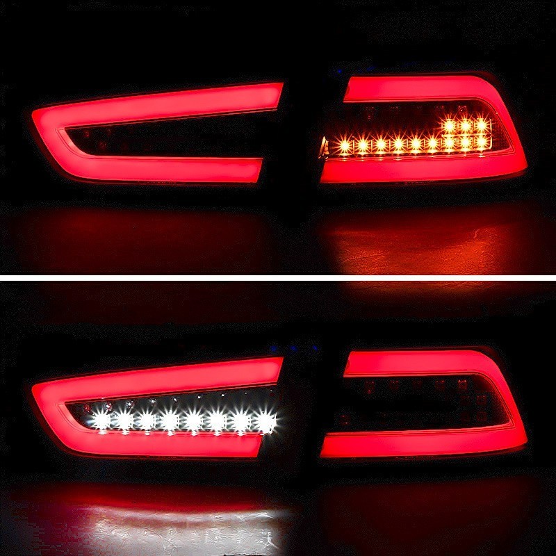  Mitsubishi Lancer Evolution X Lancer Evolution CZ4A fibre LED tail lamp red white left right Fortis free shipping 