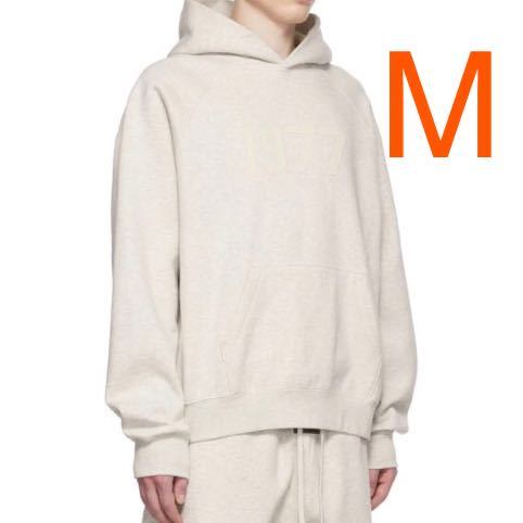 詰替え FEAR OF GOD ESSENTIALS パーカー フーディー ホワイト M