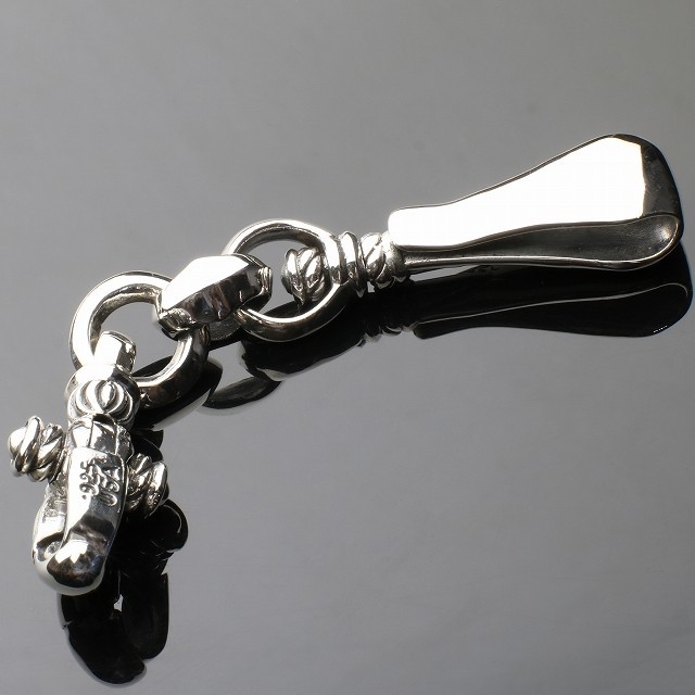 (KC-L001)SILVER925du-b зажим брелок для ключа / мужской / женский / серебряный цепочка для ключей 