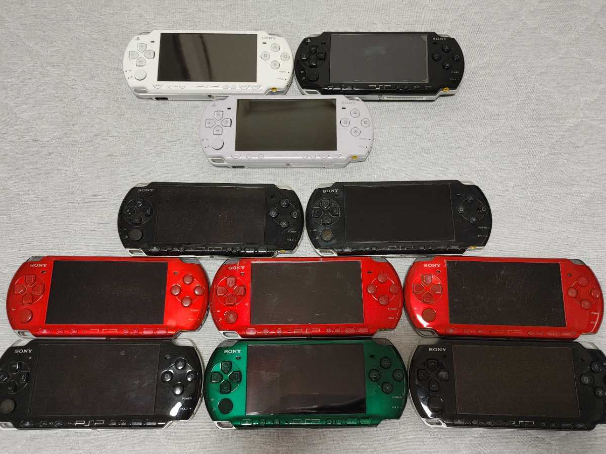 PSP-3000×8台、PSP-2000×3台、計11台 PlayStationPortable ジャンク