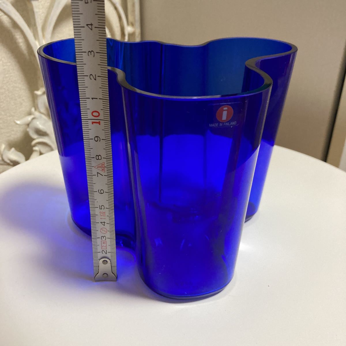 aalto vase アアルトベース 120mm コバルトブルー-