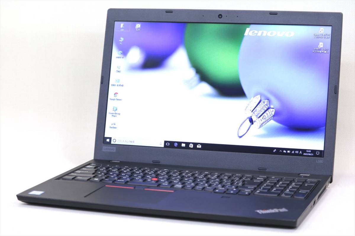 【即配】第8世代Corei5+メモリ8G搭載！即戦力ビジネスモバイル！15.6型液晶 Lenovo ThinkPad L580 i5-8250U 10キー Win10 指紋認証_画像1