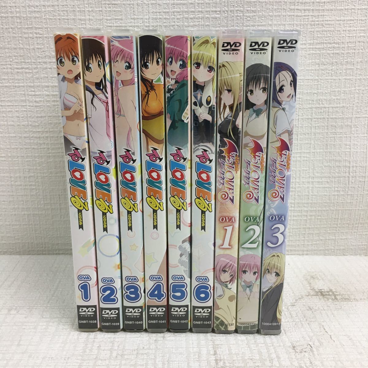 I0907A2P ToLOVEる -とらぶる- OVA1〜6 / ダークネス OVA 1〜3 DVD 9巻 