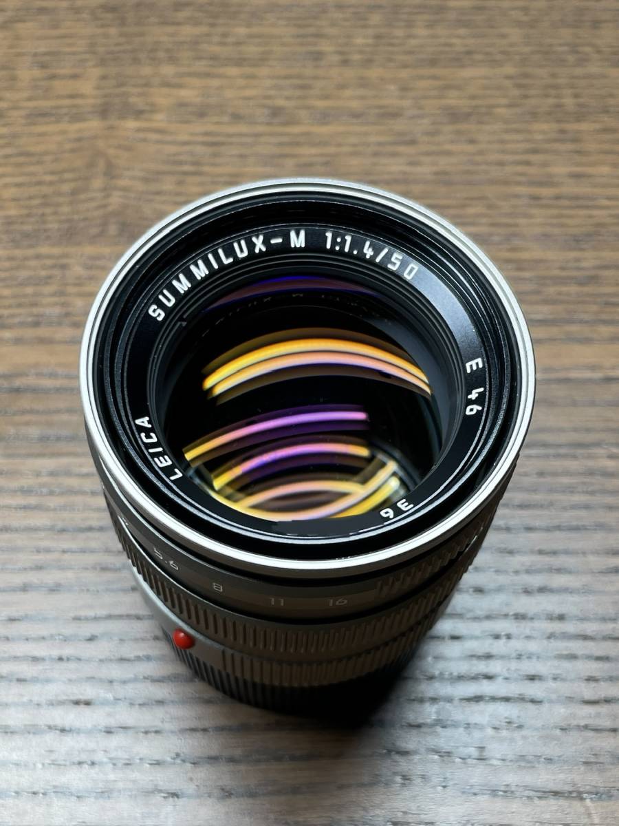【作例あり】Leica Summilux 50mm f1.4 E46 チタン Titan 3rd 第3世代 Pre-ASPH. シーベルヘグナー M6