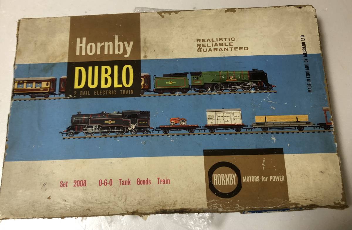 イギリス製　ホーンビーHornby DUBLO OO SLタンク機関車セット　動作確認　中古_画像10