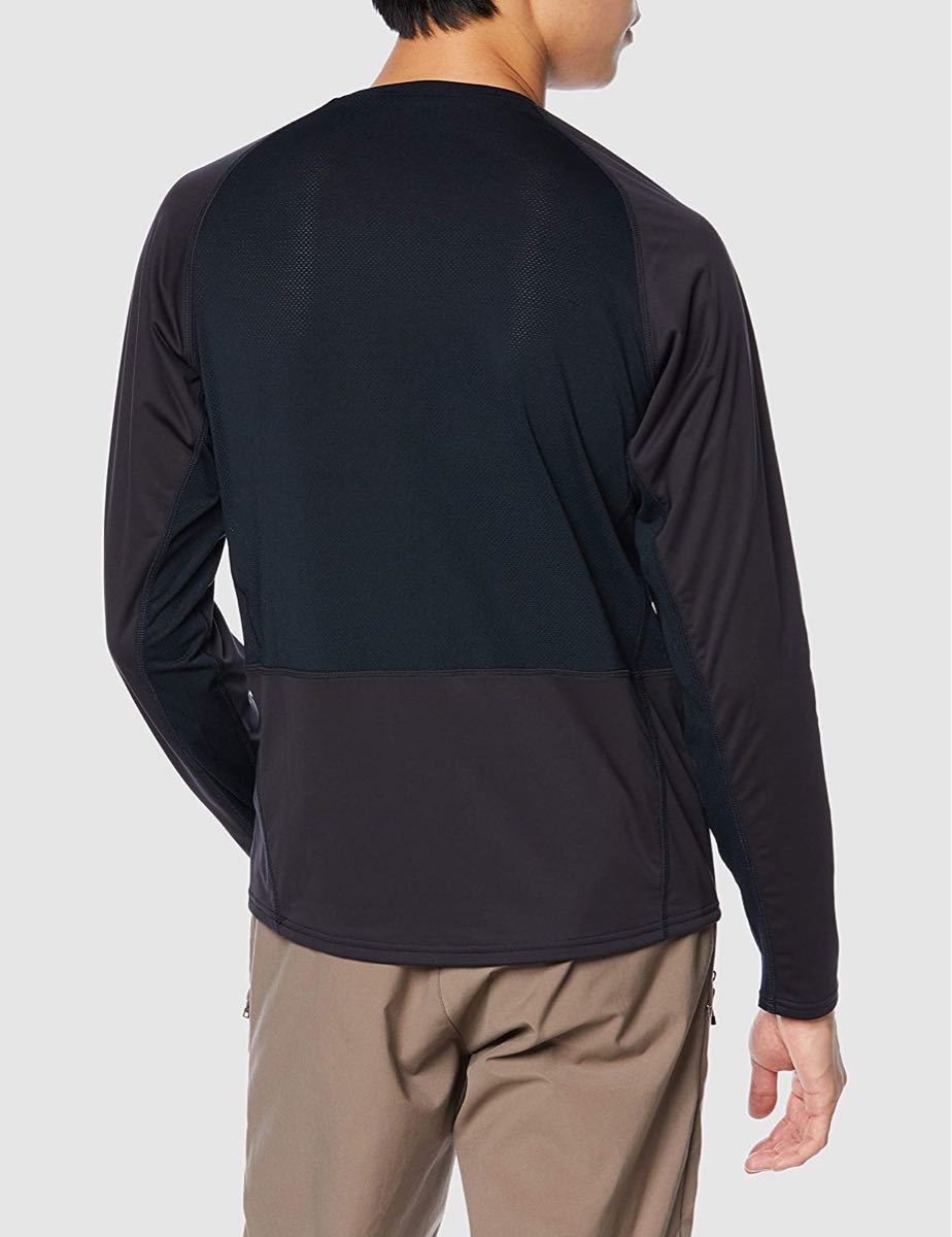 HAGLOFS ホグロフス 長袖Tシャツ ハイブリッドプルオーバー ネイビー(紺) メンズM 新品